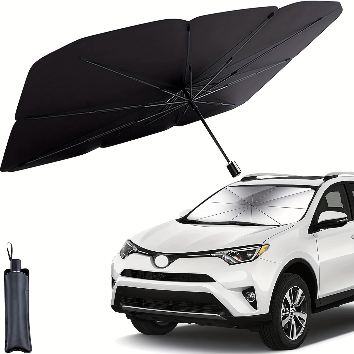 Foldable Car Windshield Sunshade Umbrella β Blocks UV & Heat Fits All Vehicles