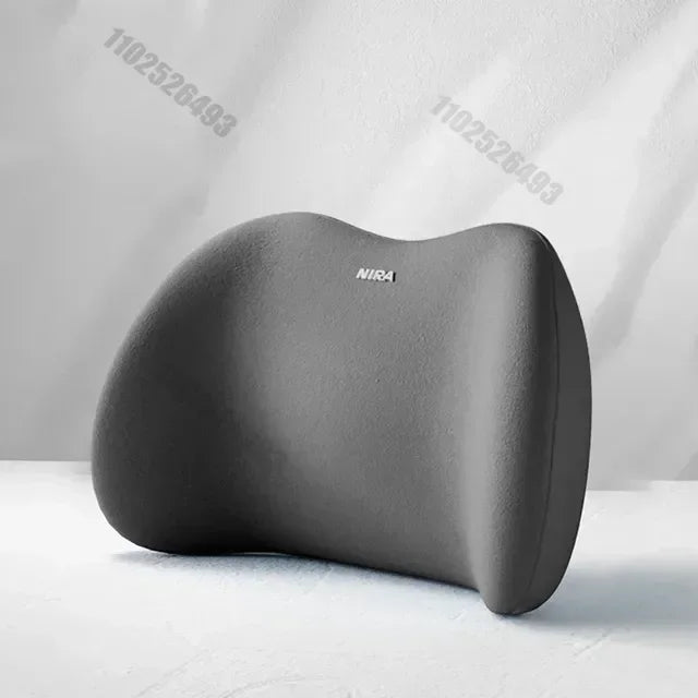 Car Memory Foam Pillow Set – Neck & Lumbar Support for Comfortable Driving