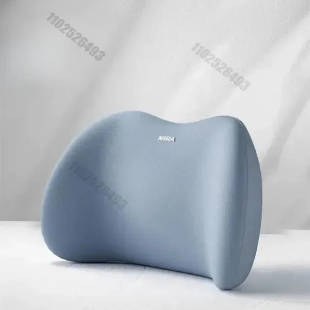 Car Memory Foam Pillow Set – Neck & Lumbar Support for Comfortable Driving