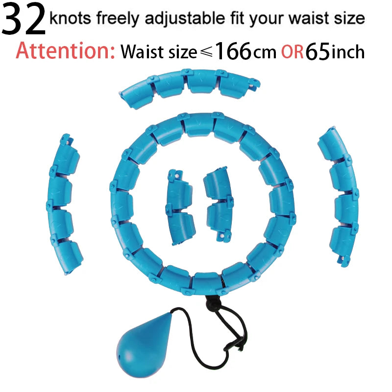 Smart Weighted Hula Hoop – Adjustable Size & Detachable Design for Adults