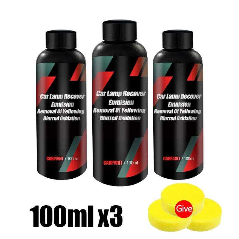 Car Headlight Restoration Kit – Crystal Clear Headlights in Minutes