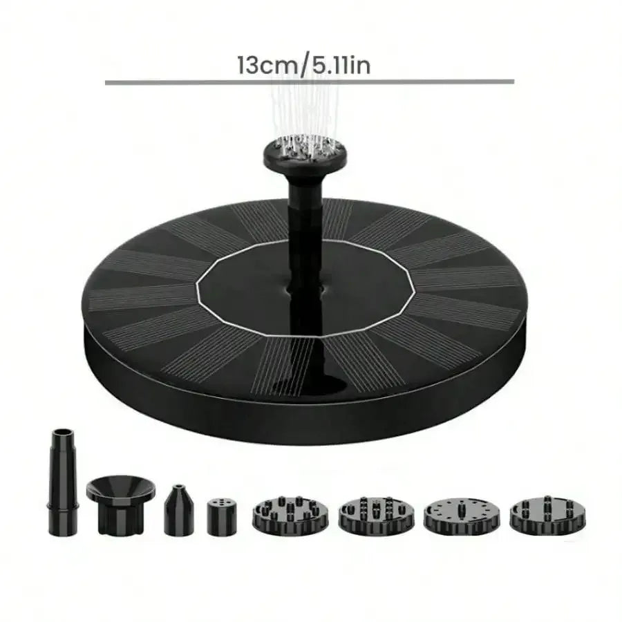 Solar Garden Fountain – 13cm / 16cm Floating Solar-Powered Water Pump