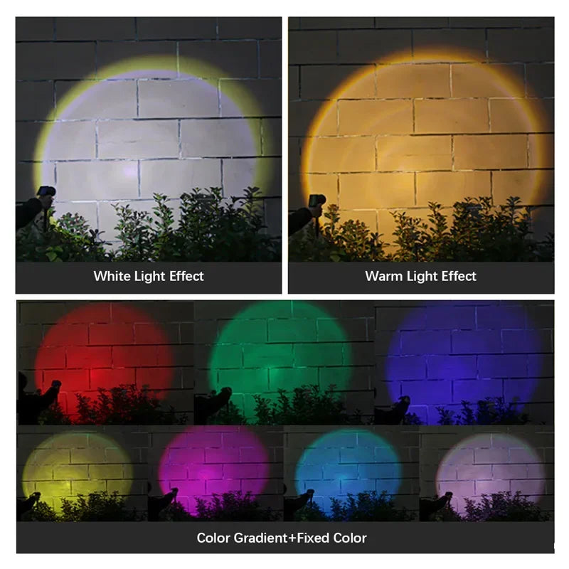 9 LED Solar Spot Light – Waterproof Outdoor Garden Path Lamp