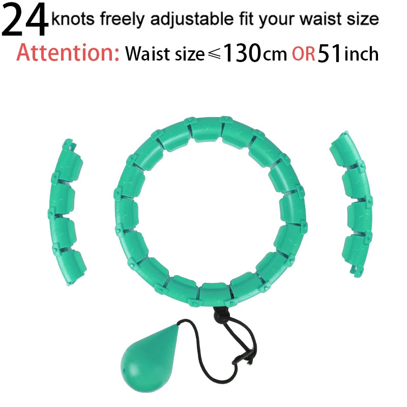 Smart Weighted Hula Hoop – Adjustable Size & Detachable Design for Adults