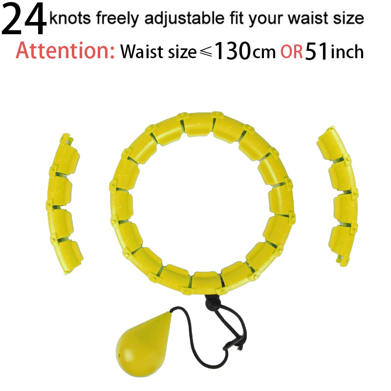 Smart Weighted Hula Hoop – Adjustable Size & Detachable Design for Adults