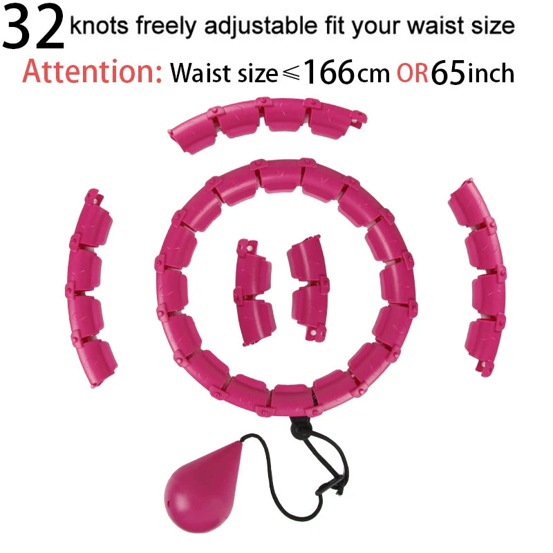 Smart Weighted Hula Hoop – Adjustable Size & Detachable Design for Adults