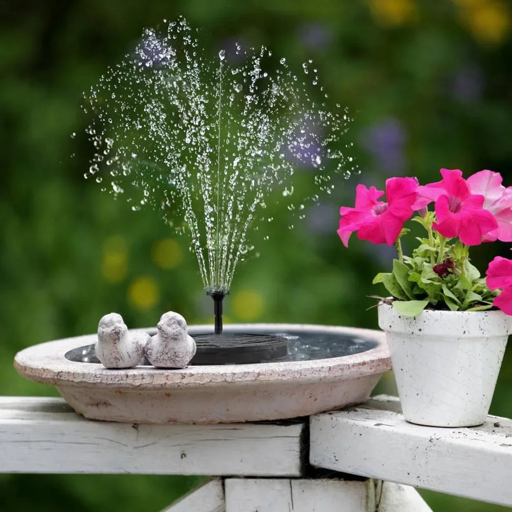 Solar Garden Fountain – 13cm / 16cm Floating Solar-Powered Water Pump