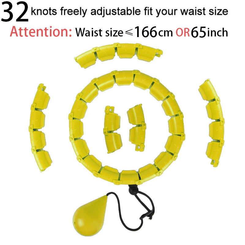 Smart Weighted Hula Hoop – Adjustable Size & Detachable Design for Adults