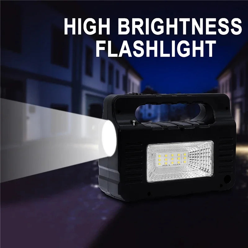 EcoLite Solar Kit – Portable Lighting System with 3 LED Bulbs & Panel