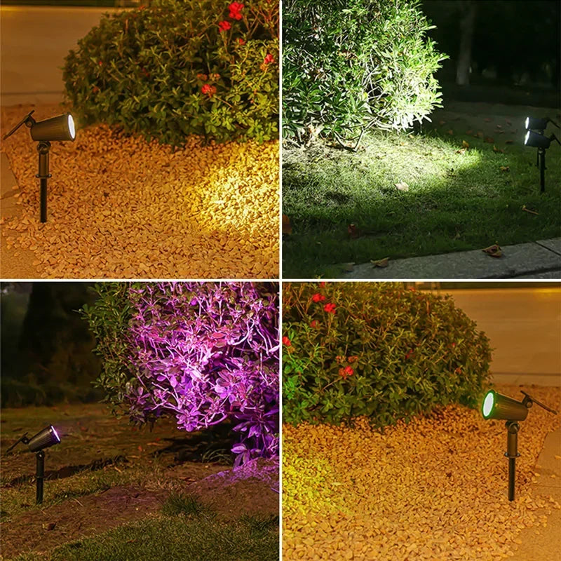 9 LED Solar Spot Light – Waterproof Outdoor Garden Path Lamp