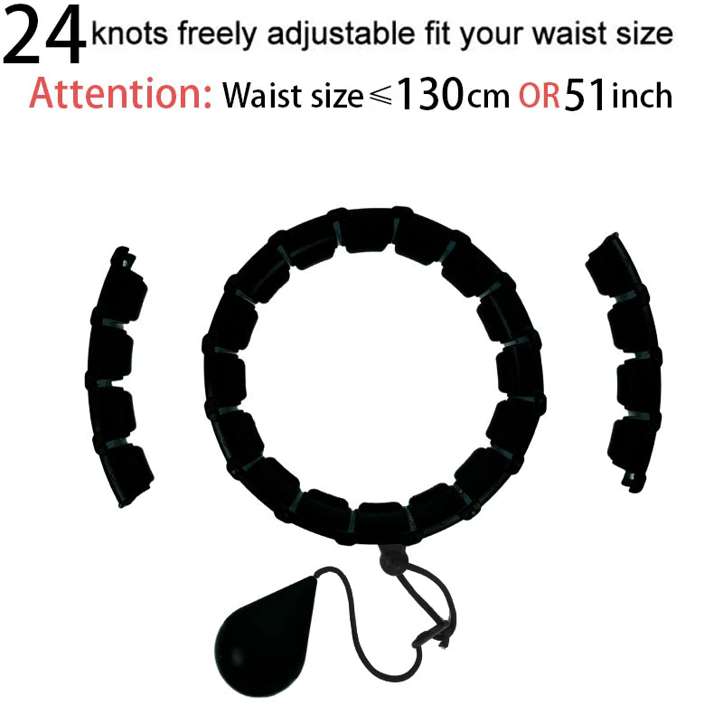 Smart Weighted Hula Hoop – Adjustable Size & Detachable Design for Adults