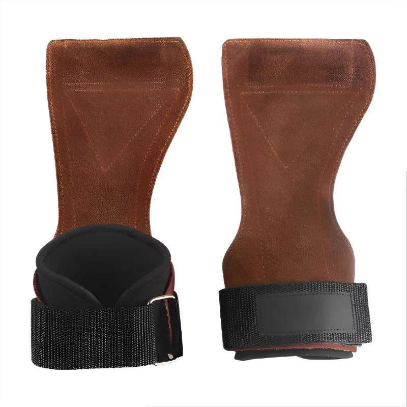 Cowhide Gym Grip Gloves β Anti-Slip Lifting Pads for Power Training & CrossFit