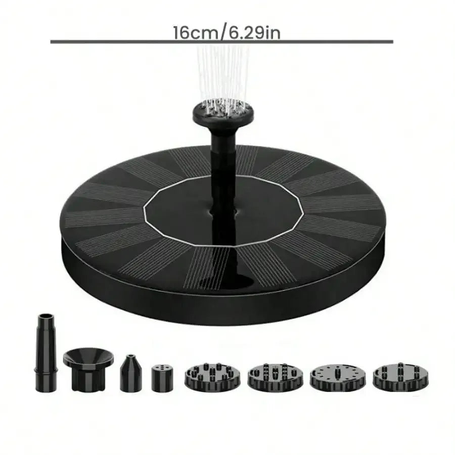 Solar Garden Fountain – 13cm / 16cm Floating Solar-Powered Water Pump