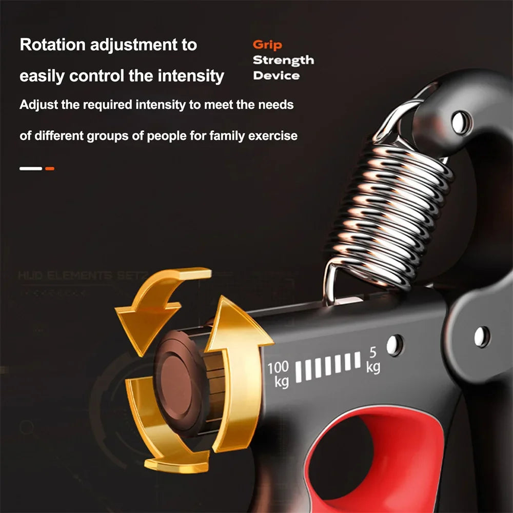 PowerGrip Pro – Adjustable Hand Gripper 5–100kg