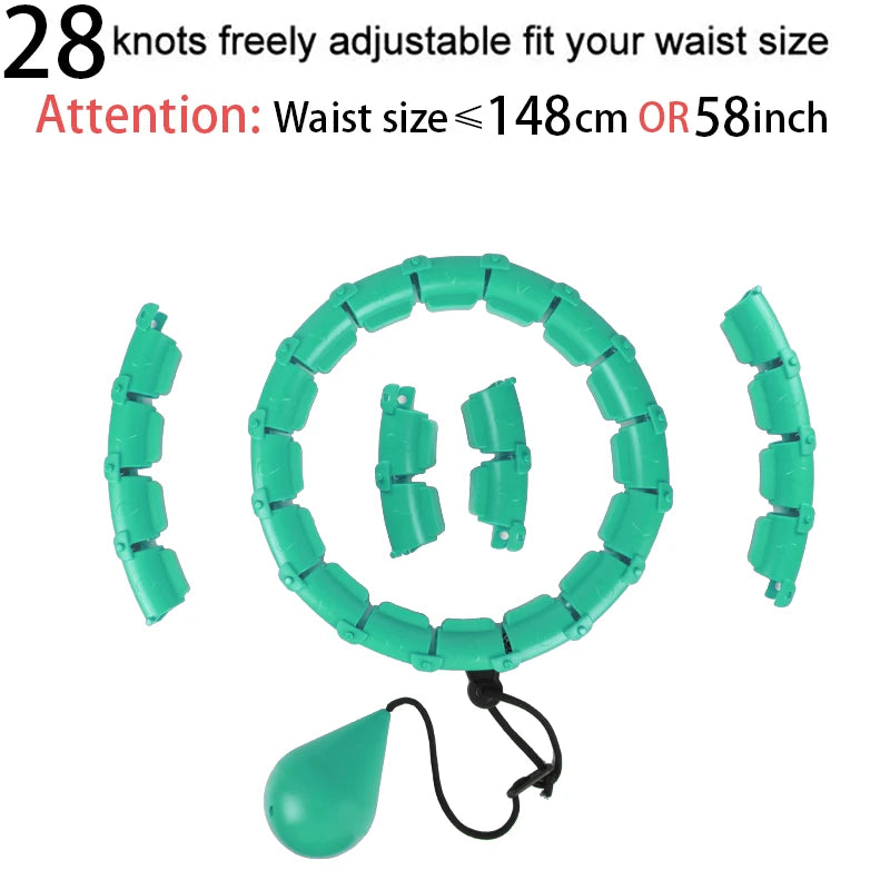 Smart Weighted Hula Hoop – Adjustable Size & Detachable Design for Adults
