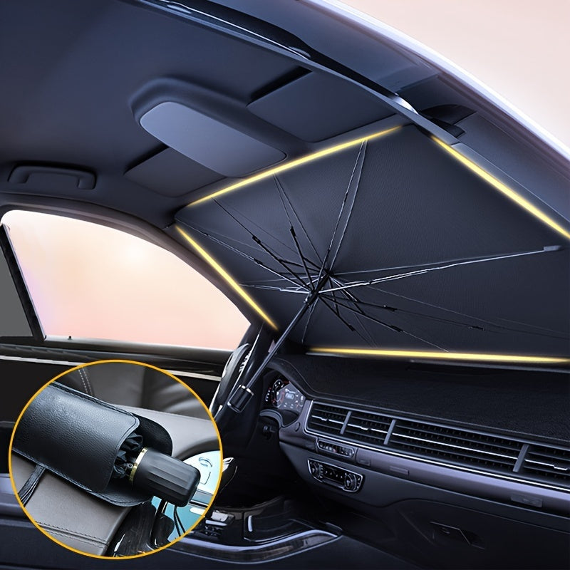 Foldable Car Windshield Sunshade Umbrella β Blocks UV & Heat Fits All Vehicles