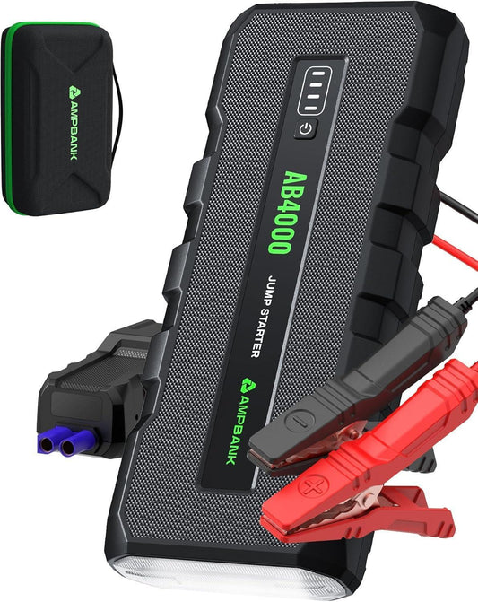 AB4000 PRO 12V Jump Starter – 4000A Heavy-Duty Power for Large Engines