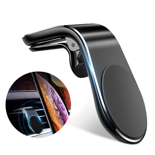 Magnetic  Car Phone Holder – Compact Air Vent Mount for All Smartphones