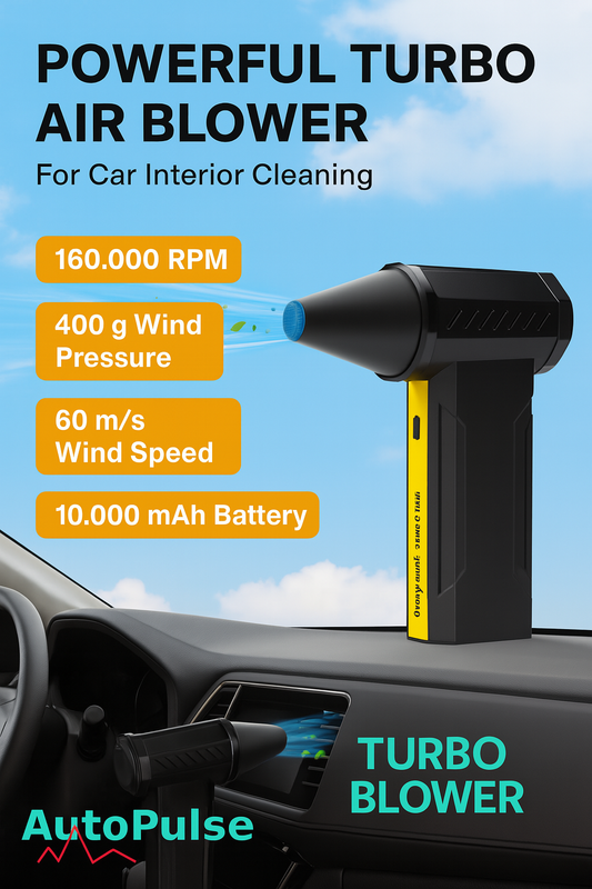 Turbo Jet Blower 4-in-1 – Air Duster | Vacuum | Pro Fan | Compact Cleaner
