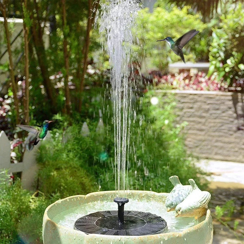 Solar Garden Fountain – 13cm / 16cm Floating Solar-Powered Water Pump