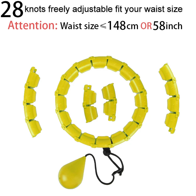 Smart Weighted Hula Hoop – Adjustable Size & Detachable Design for Adults