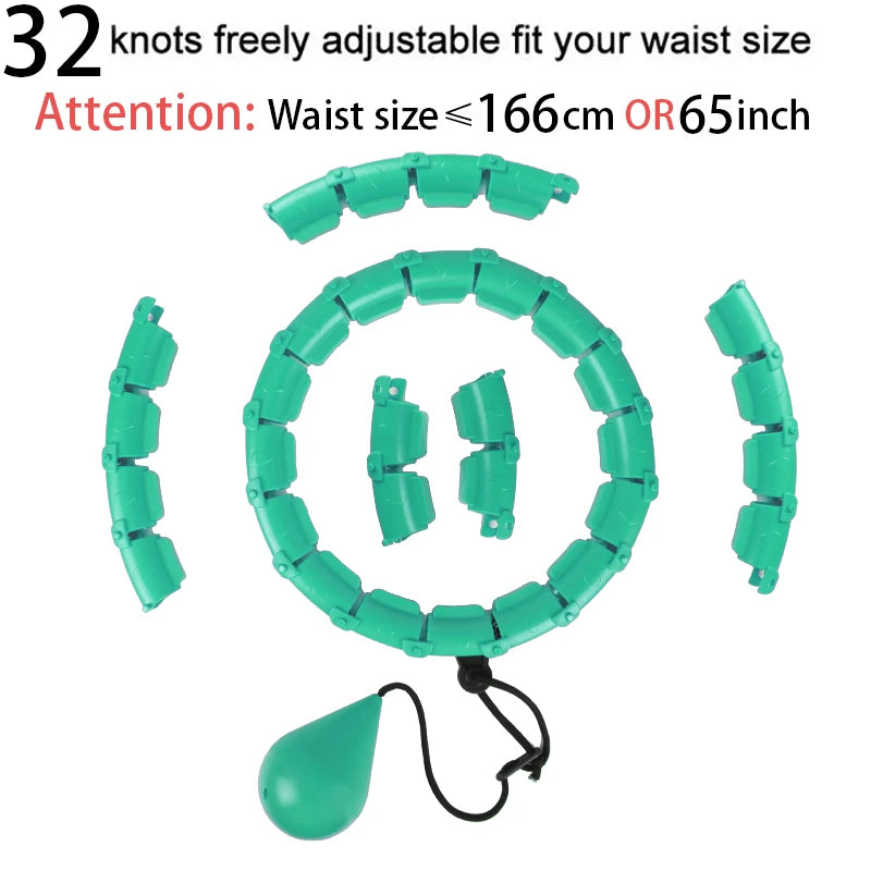 Smart Weighted Hula Hoop – Adjustable Size & Detachable Design for Adults