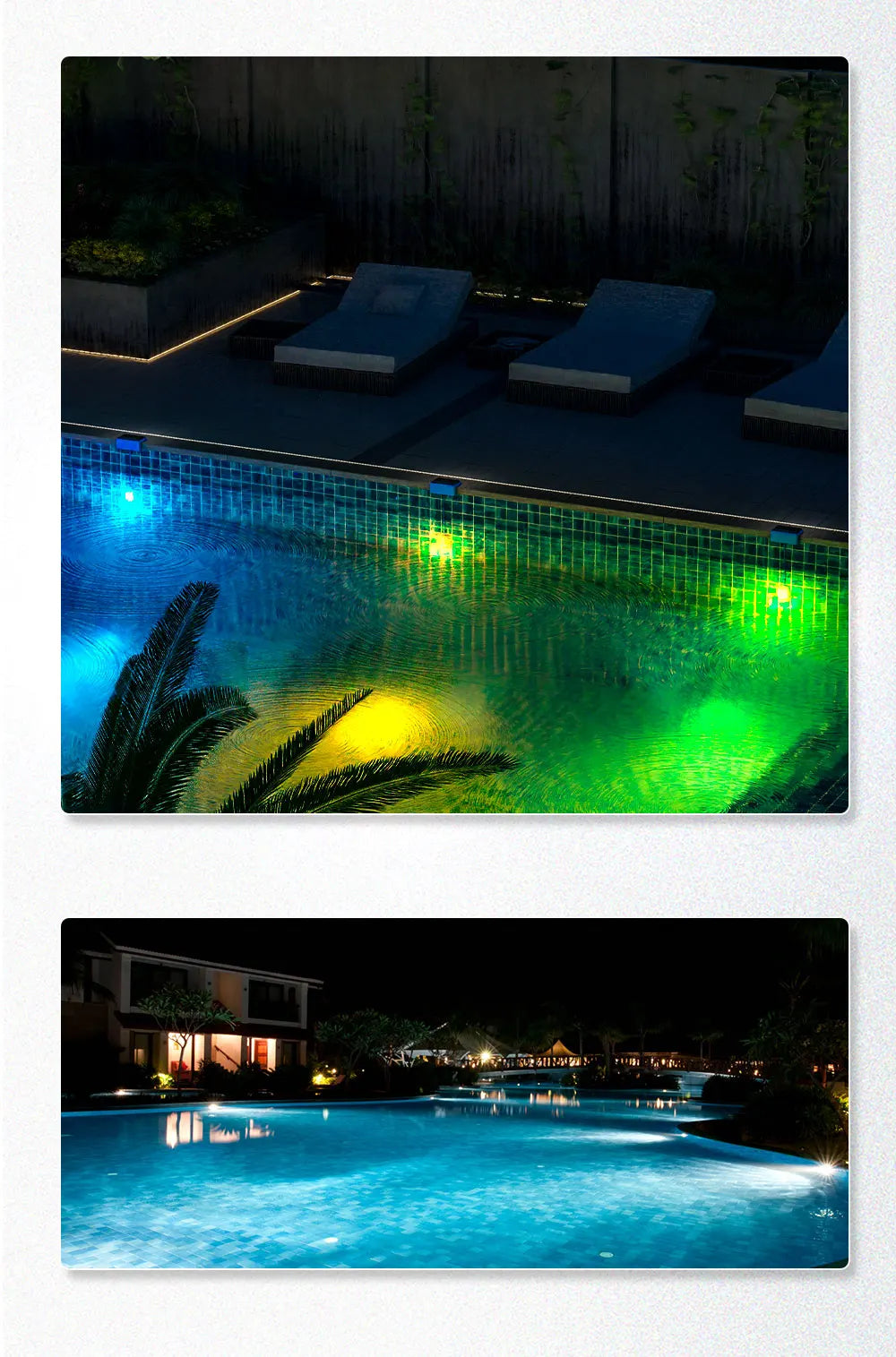 Solar Pool Light with Remote – Waterproof RGB or Warm Light – For Swimming Pools & Ponds