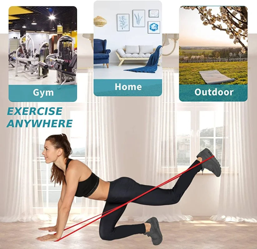 Pro Resistance Bands Set – 15LB to 250LB | Full Body Training Kit