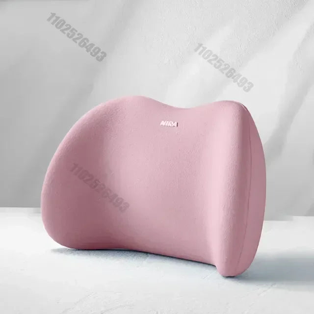 Car Memory Foam Pillow Set – Neck & Lumbar Support for Comfortable Driving