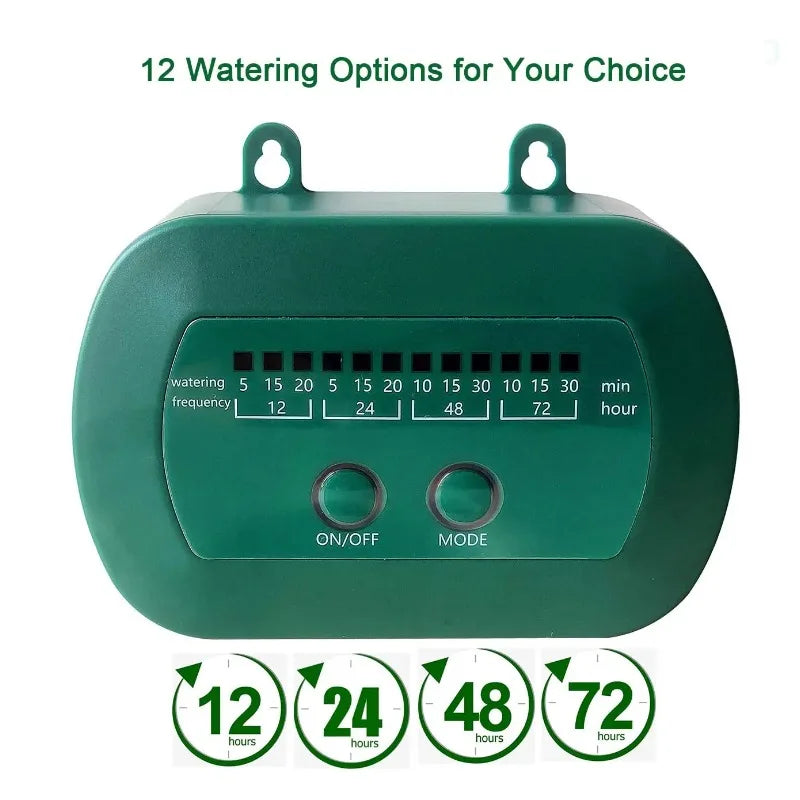 Solar Irrigation Kit – Smart Drip Watering System with Built-in Battery for Pots & Balconies