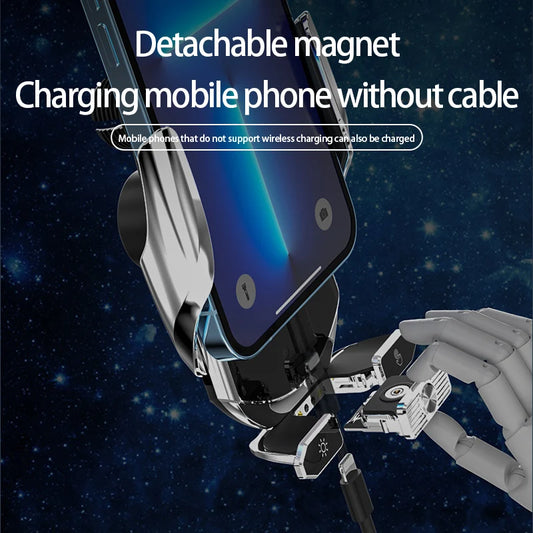 MagCharge Pro – 15W Wireless Car Mount with Auto-Clamp & Fast Charging
