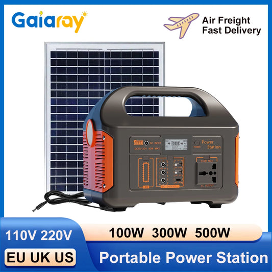 PowerPro Solar Generator Kit – Choose 100W / 300W / 500W + Panel