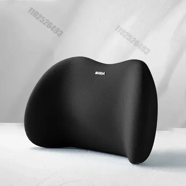 Car Memory Foam Pillow Set – Neck & Lumbar Support for Comfortable Driving