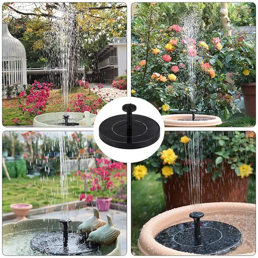 Solar Garden Fountain – 13cm / 16cm Floating Solar-Powered Water Pump